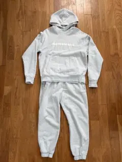 adidas×humanrace 12oz厚手スエットパーカー(カラー:カーキ) - メルカリ