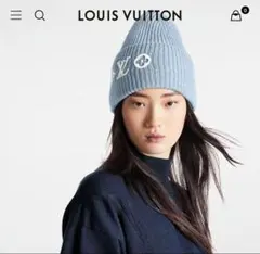 ルイ・ヴィトン ビーニー・LV ヘッドライン M77872 ニット帽 - メルカリ