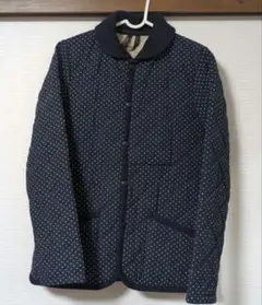 LAVENHAM ネイビー ドット キルティングジャケット