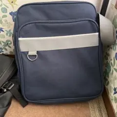 ネイビー ショルダースクールバッグ