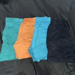 カラフルハーフパンツ4枚セット