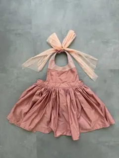 【美品】MARLMARL エプロン ブーケ ピオニー スタイ マールマール