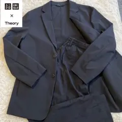 ユニクロ　セオリー　感動ジャケット　感動パンツ　セットアップ　ブラック　S 人気