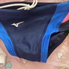Mizuno 男の子用水着と水泳帽セット