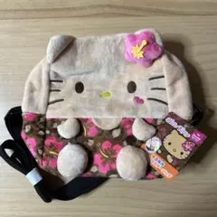 【新品】ハローキティ ポーチ フラワー柄