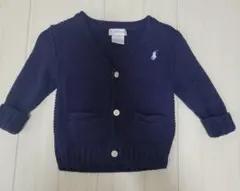 Ralph Lauren ネイビー カーディガン 6M 60cm