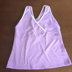 S&R 薄紫色 クロスバック ヨガウェア