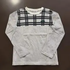 ファミリア 長袖カットソー ロンT ボーダー 車 140