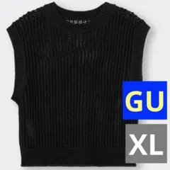 GU ジーユー メッシュセーター ノースリーブ XL
