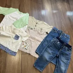 まとめ売り　80 半袖　Tシャツ　デニム　パンツ　男の子　夏服