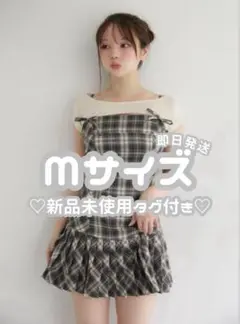 andmary チェックワンピース （傷、汚れあり） andmary アンドマリー チェックワンピース - メルカリ