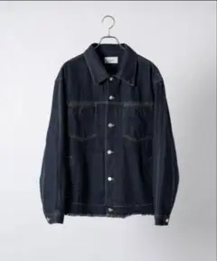 【極美品‼️】soerte デニムジャケット カットオフ インディゴ デニム