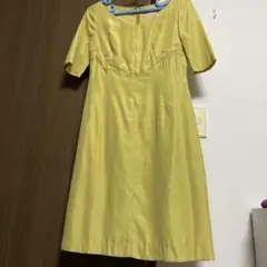 sybilla 刺繍ワンピ 鮮やかな黄色