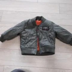 リバーシブル MA-1ジャケット オリーブグリーン