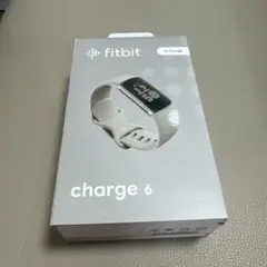 Fitbit Charge 6 ポーセレン／シルバー アルミニウム