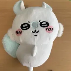 キャラクターぬいぐるみ ちいかわ モモンガ ホワイト/水色