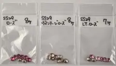 スワロフスキー #1088 SS29 ピンク系3色23個