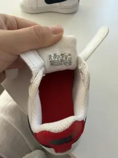 Nike キッズシューズ 2C ホワイト/ブラック/レッド