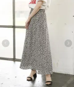 LOWRYSFARM レオパードスカート