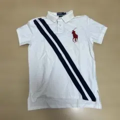 polo ralph lauren ボーダー ポロシャツ ビッグポニー swag - メルカリ