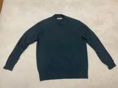 EVERLANE ダークグリーン　モックネック　ニット　セーター