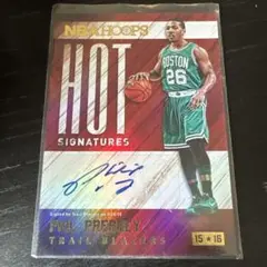 NBA直筆auto PHIL PRESSEY フィルプレッシー　直筆サイン