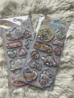 シナモンロール　ウォーター入りシール2枚セット