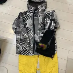 スノーボードウェアセット（ジャケット・パンツ・ゴーグル）メンズ