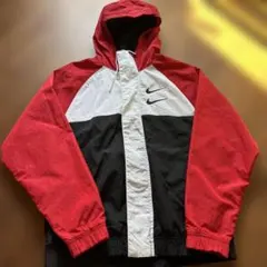 【美品】NIKE スウッシュ ウインドブレーカー M 配色カラー