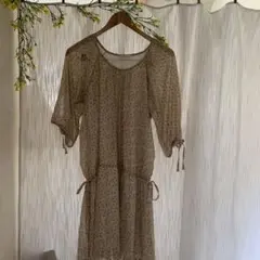 最終　お値下げ　a.v.v standard 花柄ワンピース　サイズ40