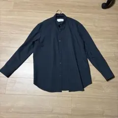 OVERCOAT 長袖シャツ ウール チャコールグレーのサムネイル
