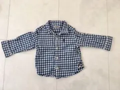 【値下げしました】ミキハウス チェックシャツ 80センチ