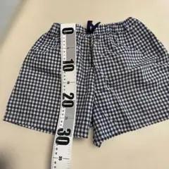 ユニクロ　チェック柄 半ズボン 140サイズ
