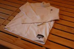 5【美品】DESCENTE アンダーシャツ 長袖 ハイネック 裏起毛 厚手