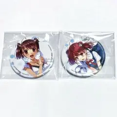 深崎暮人展 冴えない彼女の育てかた 缶バッジ 波島出海 2点セット