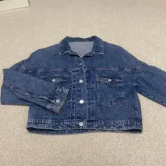 Gジャン　デニム　ドロップショルダー