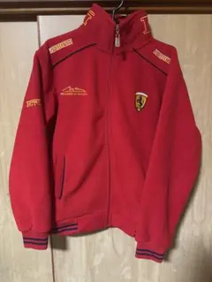Ferrari フリースジャケット Mサイズ 赤