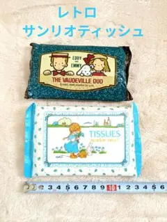 □ 昭和レトロ サンリオ ポケットティッシュ 12個セット フレッシュ