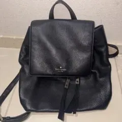 kate spade NEW YORK リュック ナップサック ブラック レザーのサムネイル