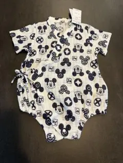新品　ミッキー　甚平ロンパース　70