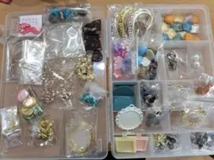 【匿名取引】ハンドメイド用ビーズ・アクセサリー素材セット