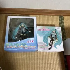 初音ミクProject DIVAとAngelBreezeプレミアムフィギュア2体