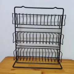 昭和レトロ　カセットテープラック Amazon｜MyGift レトロ カセットテープ収納ラック 真鍮調 メタル