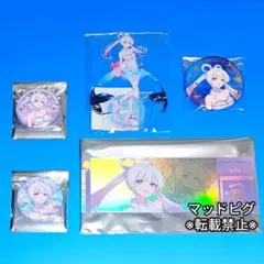 超かぐや姫！×サンシャイン水族館 かぐや アクリルスタンド 缶バッジ 4