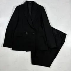 【美品】PLST トリアセブレンドダブルジャケット セットアップ S（E665）のサムネイル
