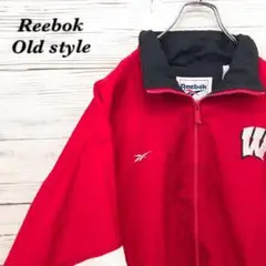 《希少》リーボック Reebok☆ナイロンジャケット M レッド NJ220
