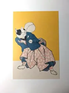 猫展 和風 浮世絵 ポストカード