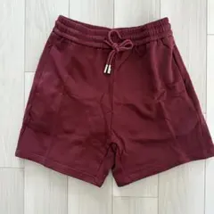 メンズ ショートパンツ バーガンディ XLサイズのサムネイル