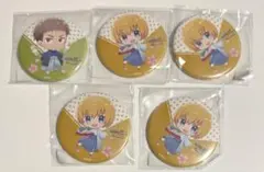 進撃の巨人 お花見調査兵団 缶バッジ アルミン ジャン