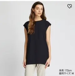 ユニクロ M チュニック ブラック